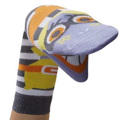 Thief girl  / Sock puppet / Children socks / Toy