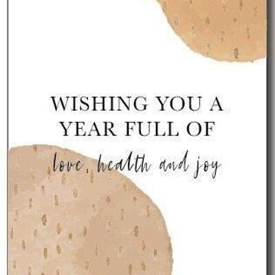 Christmas card Wishing you a year