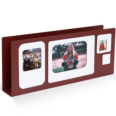 Mail Holder - Magnetic Collage - MAIL4 red oxide