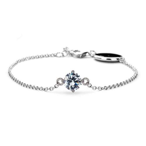 April Birthstone Bracelet - Crystal/Diamond
