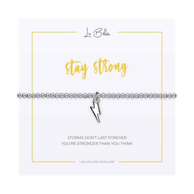 Pulsera Stay Strong Sentiments