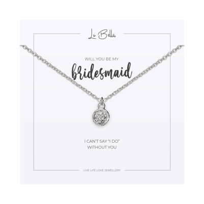 Will You Be My Bridesmaid Sentiments Necklace