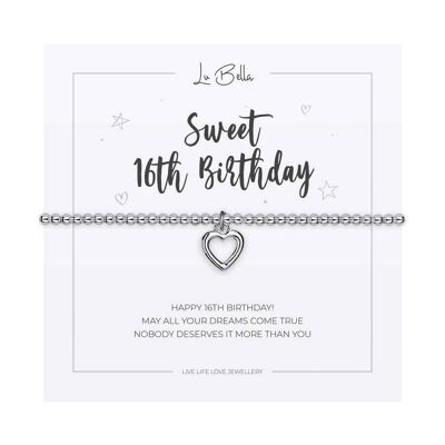 Bracelet Sentiments Doux 16ème Anniversaire