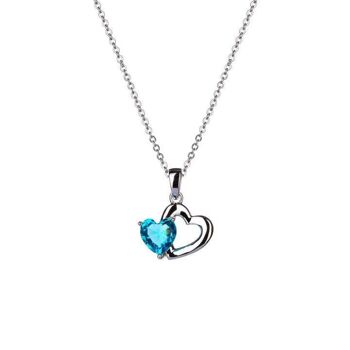 With Love - Coeur Bleu - Collier 1