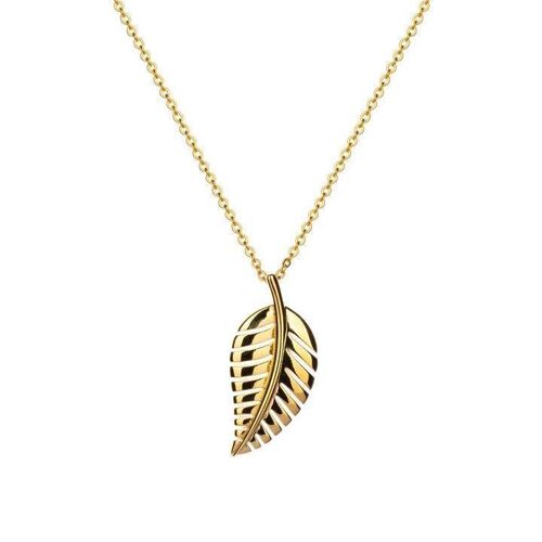 Gaia - Palm Leaf Pendant - Gold