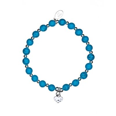 Bracelet Superposable Ciel Turquoise Chunky