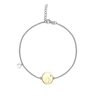 Eudora - Cross Cut Disc - Bracelet