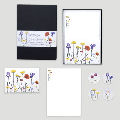 Caja de papelería A5 »Flores silvestres«