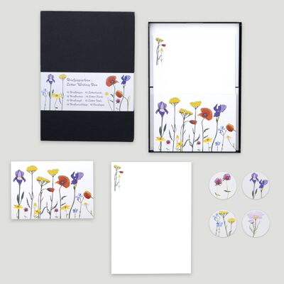 Scatola di cancelleria A5 »Fiori di campo«