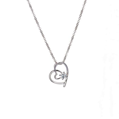 With Love - Intertwining Hearts - Necklace