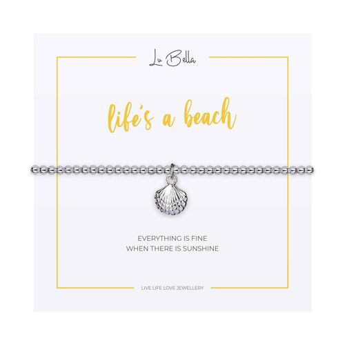 Life’s A Beach Sentiments Bracelet