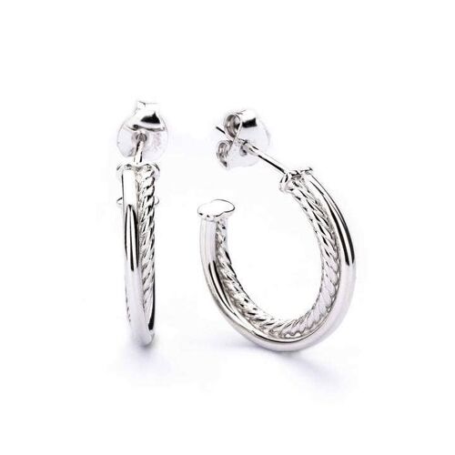 Eudora - Double Hoop Earrings