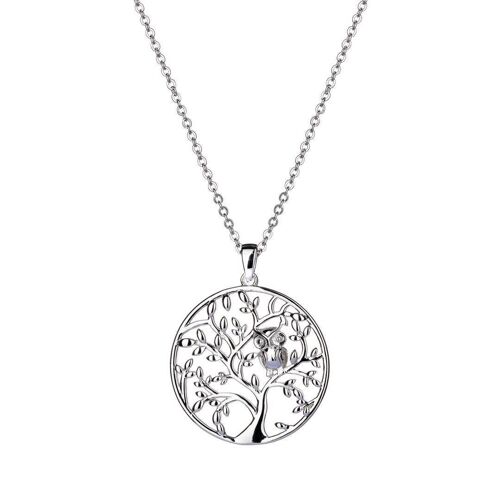 Gaia - Tree And Owl - Necklace