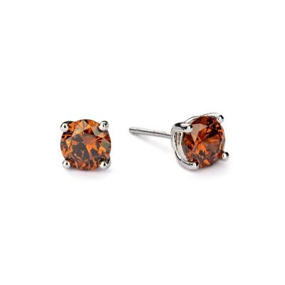 November Birthstone Earrings - Topaz/Citrine