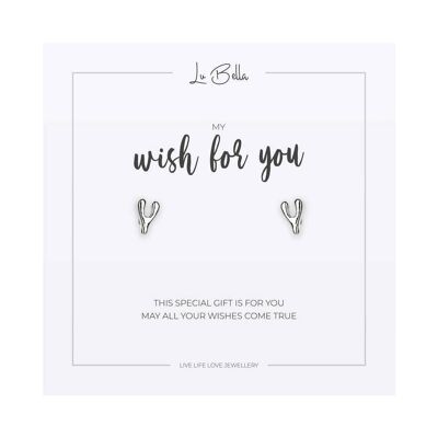 Pendientes My Wish For You Sentiments