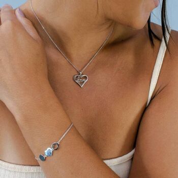 With Love - Coeur "Love" - Collier