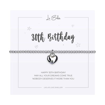 30.o pulsera de sentimientos de cumpleaños