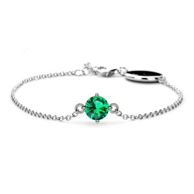 Mai Geburtsstein Armband - Smaragd