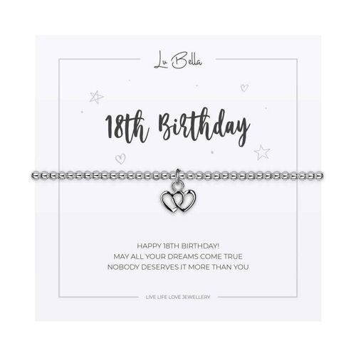 18th Birthday Sentiments Bracelet