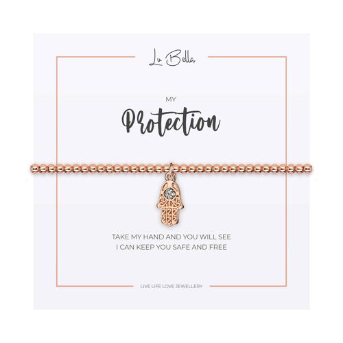 My Protection Sentiments Bracelet Rose Gold