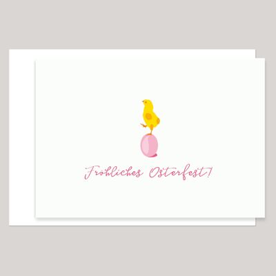 Easter card "chick"