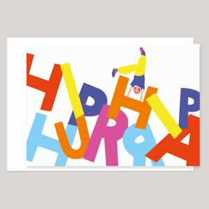 Carte d'anniversaire »Hip, hip, hourra«