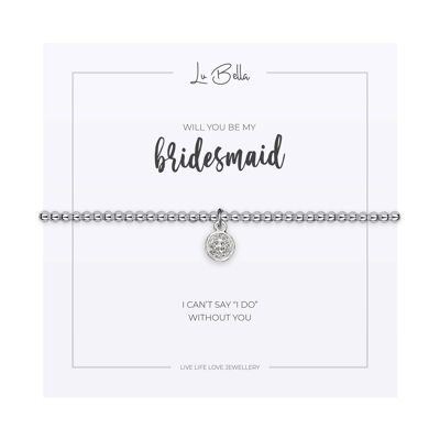 Will You Be My Bridesmaid Sentiments Bracelet