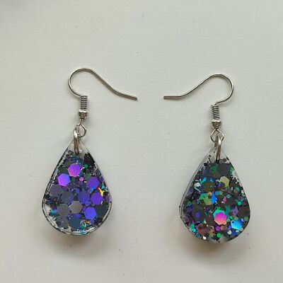 Pendientes pequeños strass