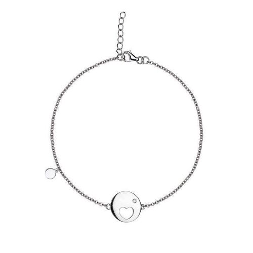 Eudora - Love Heart Disc - Bracelet