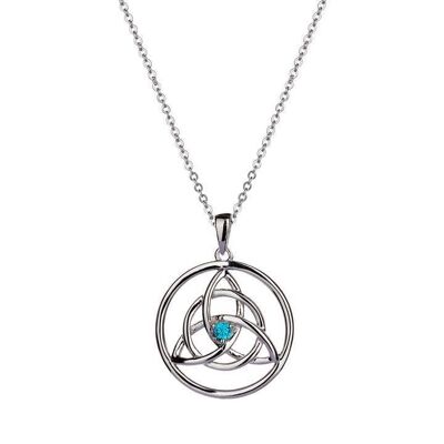 Forever - Collar Triquetra - Azul