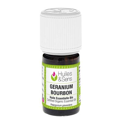 Bourbon Geranium essential oil (organic) - 5 ml