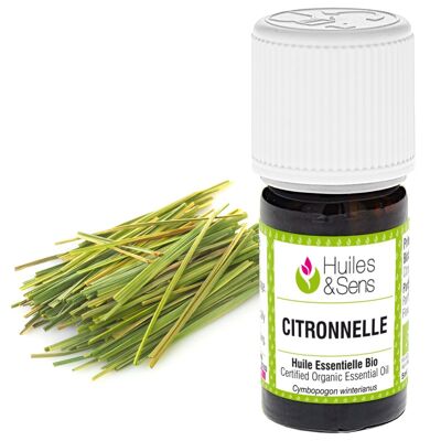 huile essentielle citronnelle (bio)-15 ml