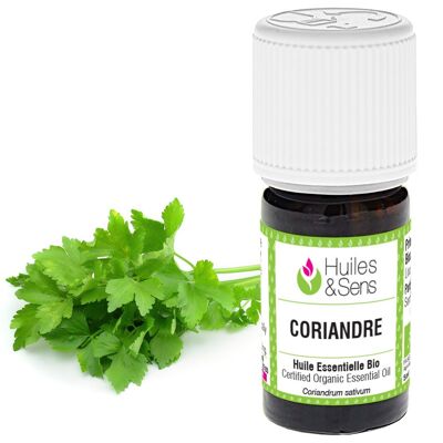 olio essenziale di coriandolo (bio) -5 ml