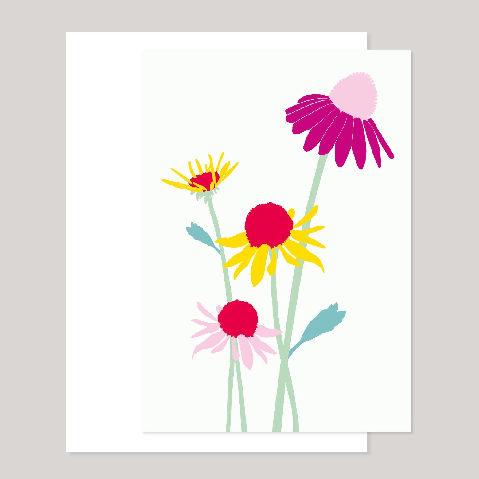 Greeting card »sun hat«