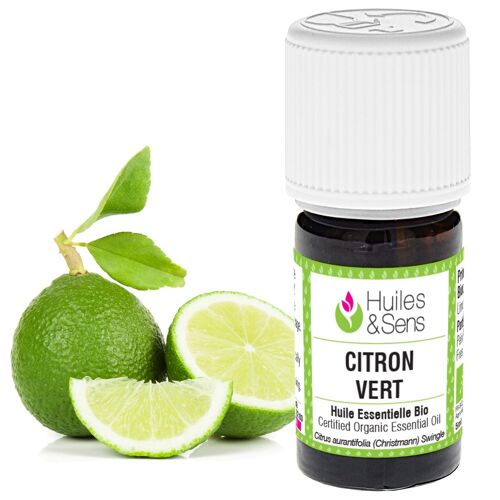 huile essentielle citron vert (bio)-5 ml