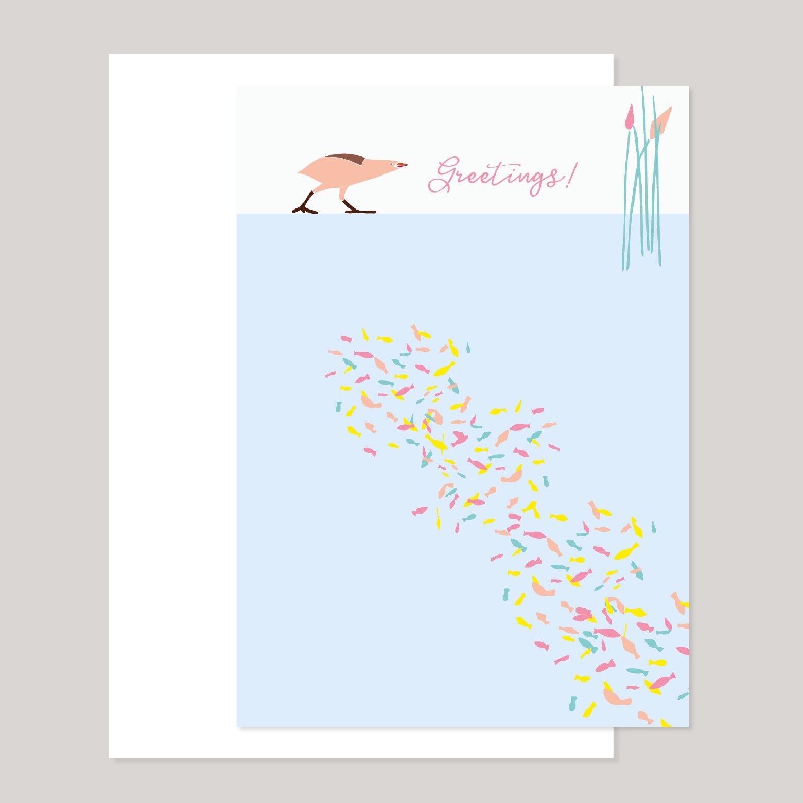 Greeting card »bittern«