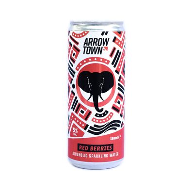 Arrowtown Red Berries Hard Seltzer - Paquete de 12
