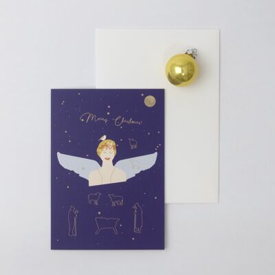 Cartolina di Natale »Angelo di Natale«