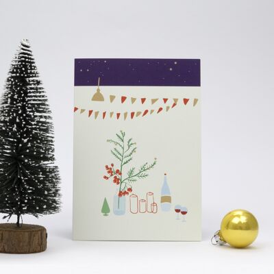 Weihnachtskarte »Weihnachtstisch«