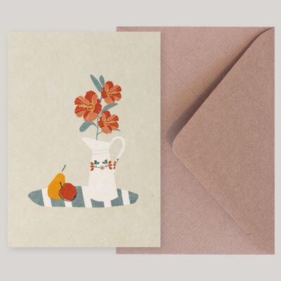 Card with envelope »Still life«
