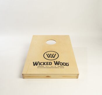 Ensemble Cornhole - 90x60 - Wicked Wood Design 3