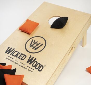 Ensemble Cornhole - 90x60 - Wicked Wood Design 5