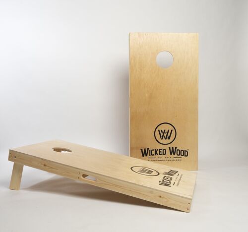 Cornhole Set - 120x60 - Wicked Wood Design (Official Tournament Dimensions)
