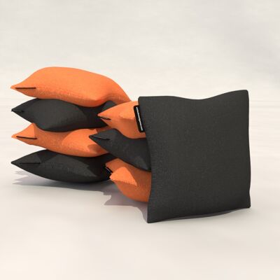Bolsas Cornhole - Bolsas 2x4 - Negro y Naranja