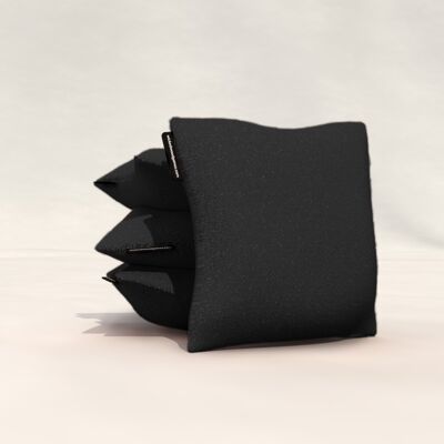 Cornhole Bags - 2x4 Bags - Black & Yellow