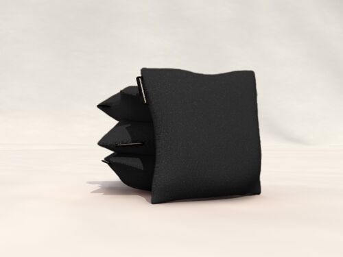 Cornhole Bags - 2x4 Bags - Black & Pink