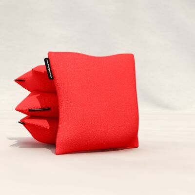 Cornhole Taschen - 2x4 Taschen - Rot & Schwarz