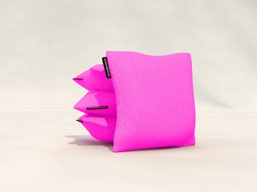 Cornhole Bags - 2x4 Bags - Pink & Green