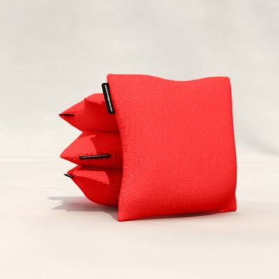 Cornhole Bags - 1x4 Bags - Red