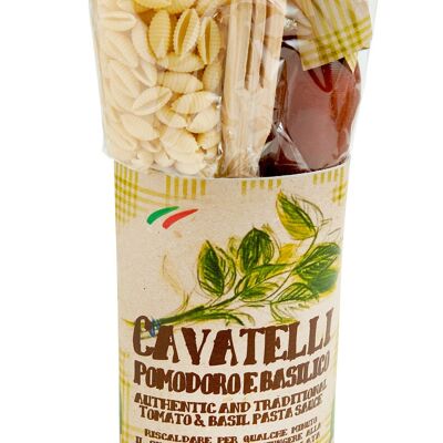 Kit de Pasta Cavatelli con Tomate y Parmigiano Reggiano